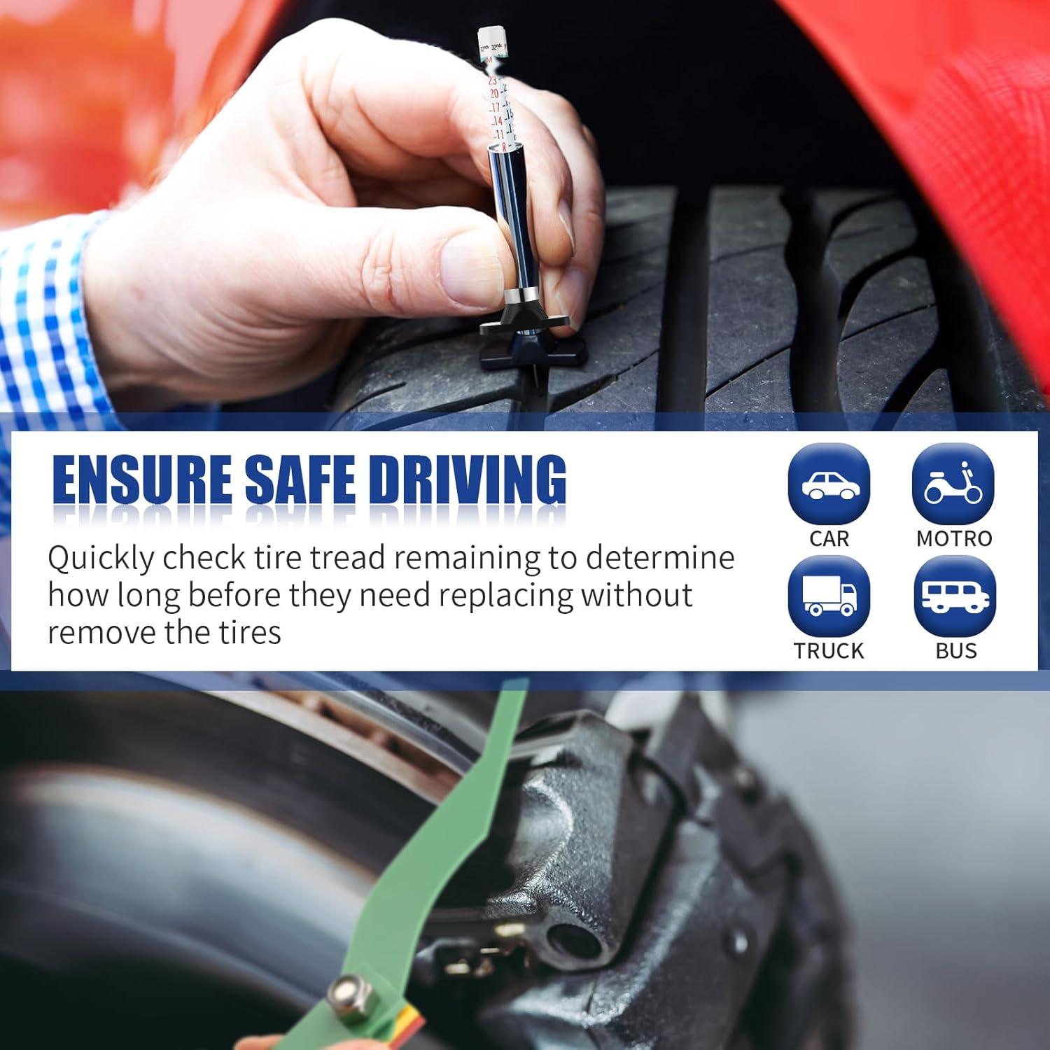 Juego de 3 Herramientas de Medición de Profundidad de Banda Frienda