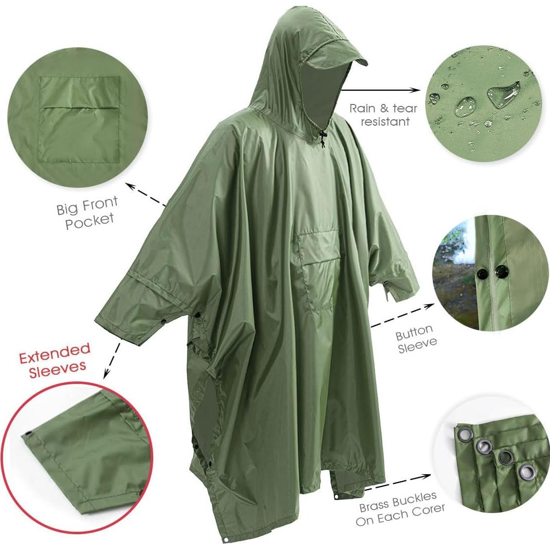 Poncho de Lluvia Cosmine Unisex Impermeable para Adultos