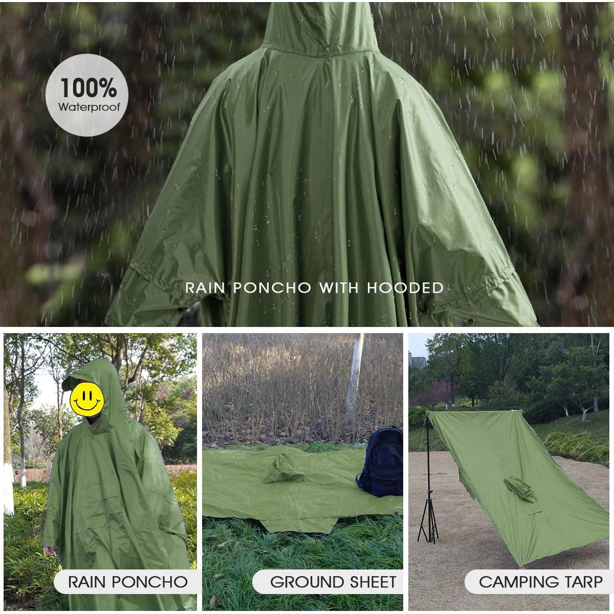 Poncho de Lluvia Cosmine Unisex Impermeable para Adultos