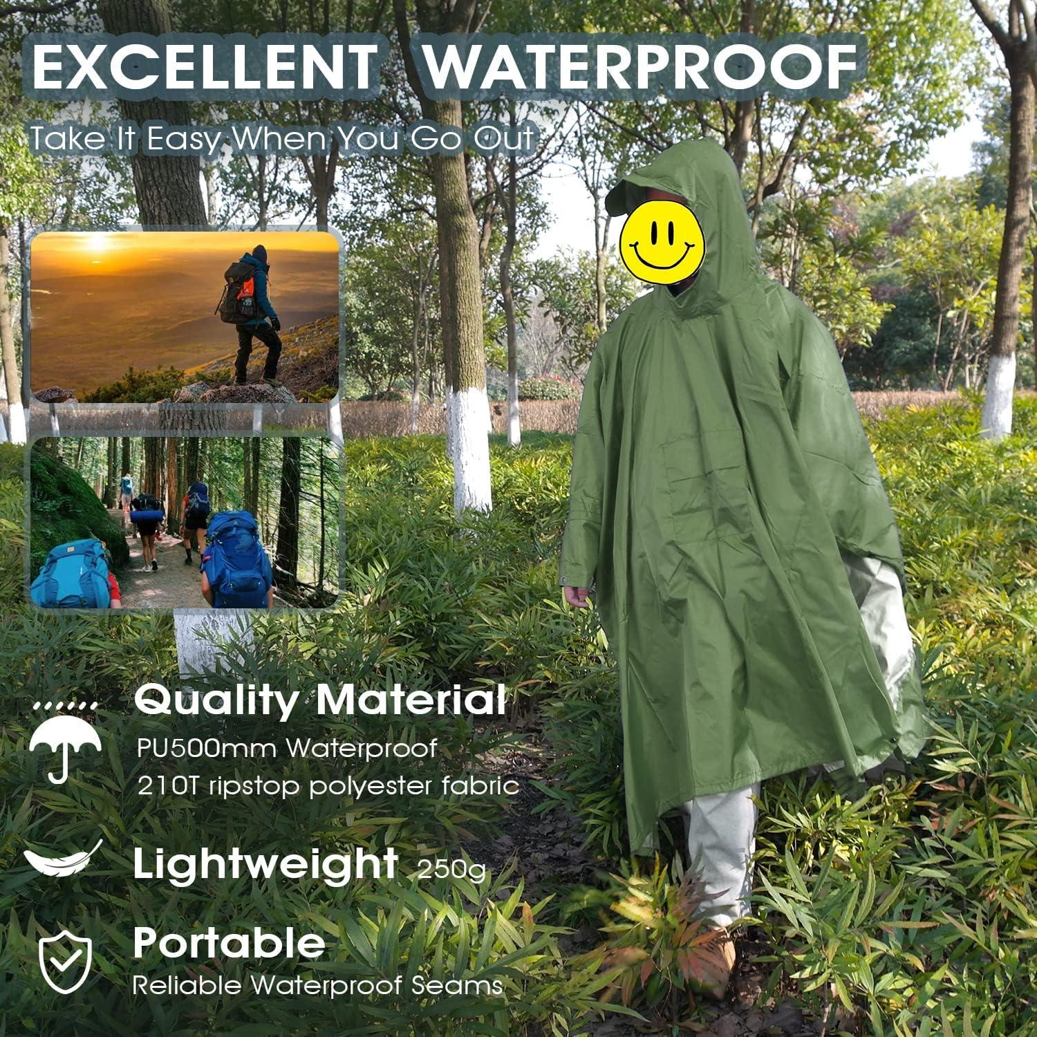 Poncho de Lluvia Cosmine Unisex Impermeable para Adultos