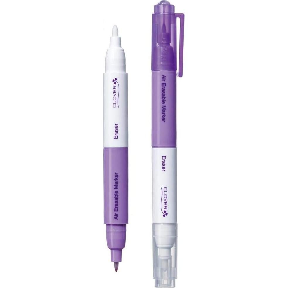 Marcador Borrable por Aire Clover 5032 Púrpura Fino 0.5mm