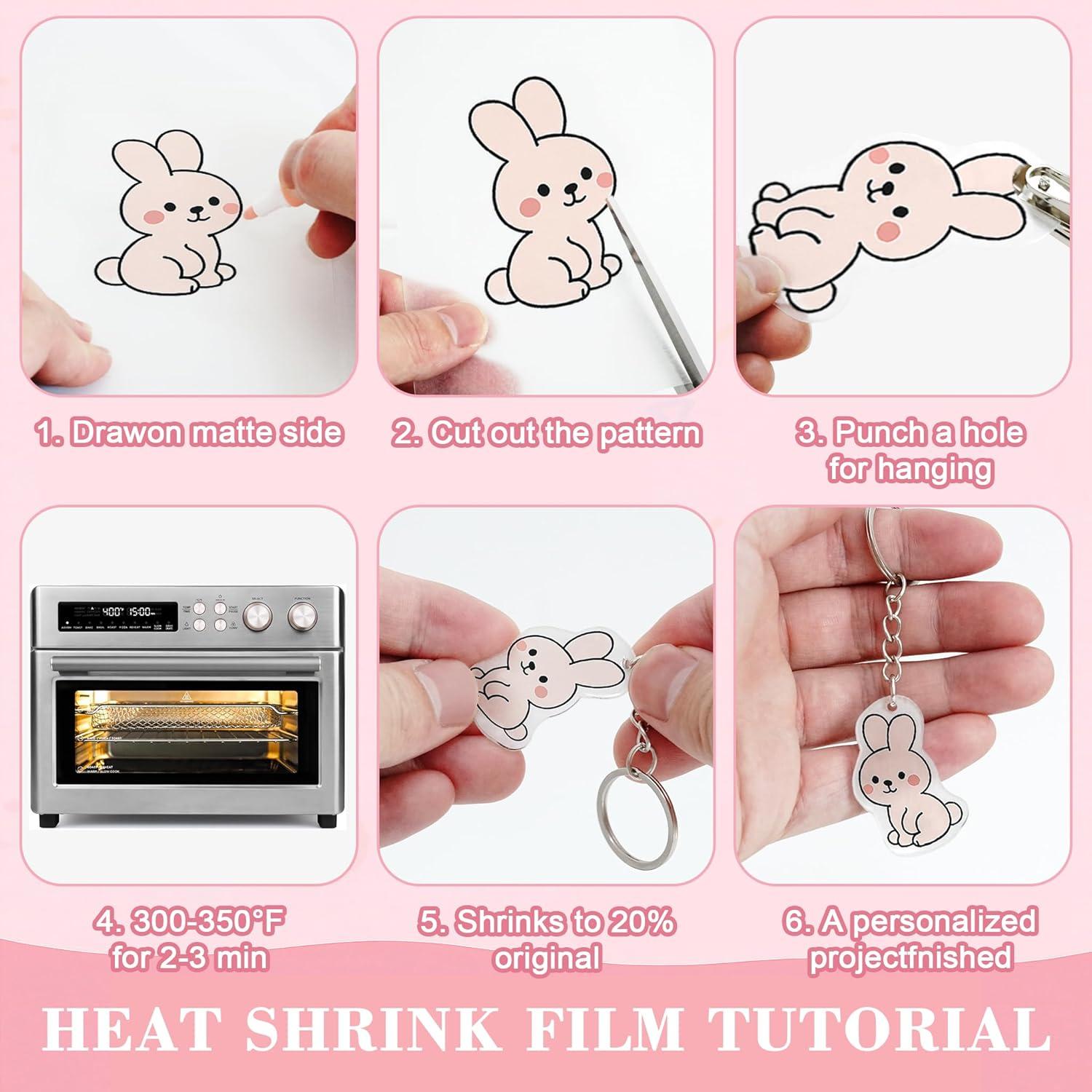 30 Hojas de Plástico Retráctil QDBNW 14.8x10.5 cm para Manualidades