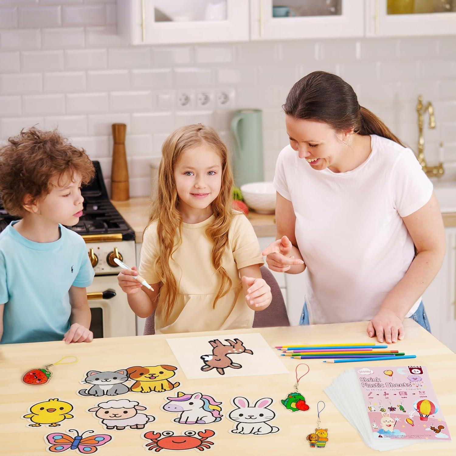 30 Hojas de Plástico Retráctil QDBNW 14.8x10.5 cm para Manualidades