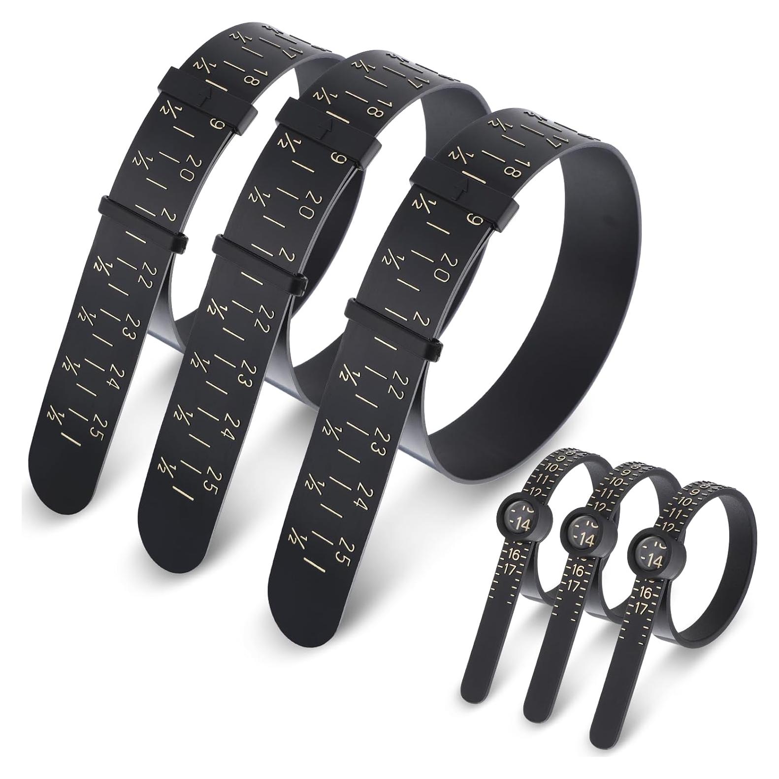 Conjunto de Medición de Tamaño de Anillo y Pulsera JIYIN 6 Pcs