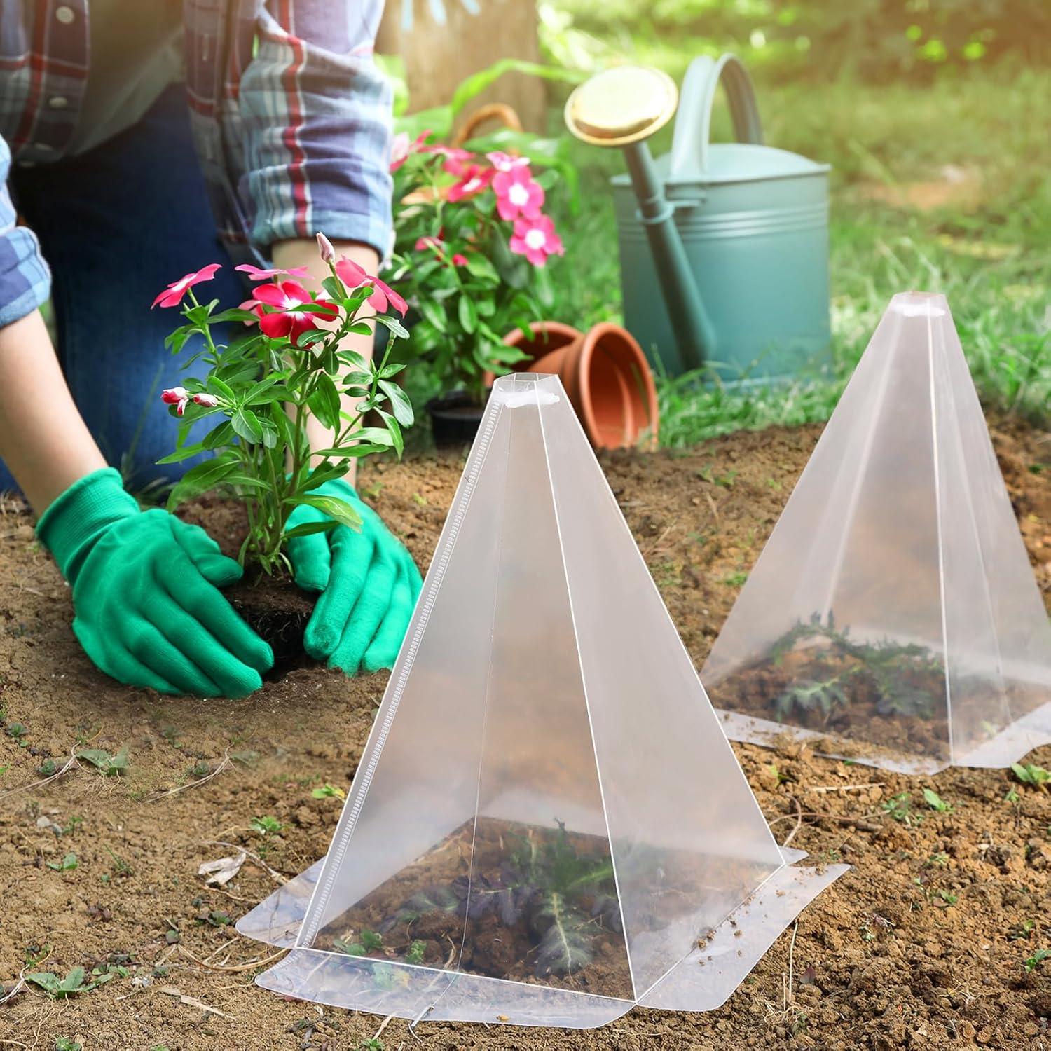 Cloches de Jardín Niuyhe 20 Piezas Protectores de Plántulas