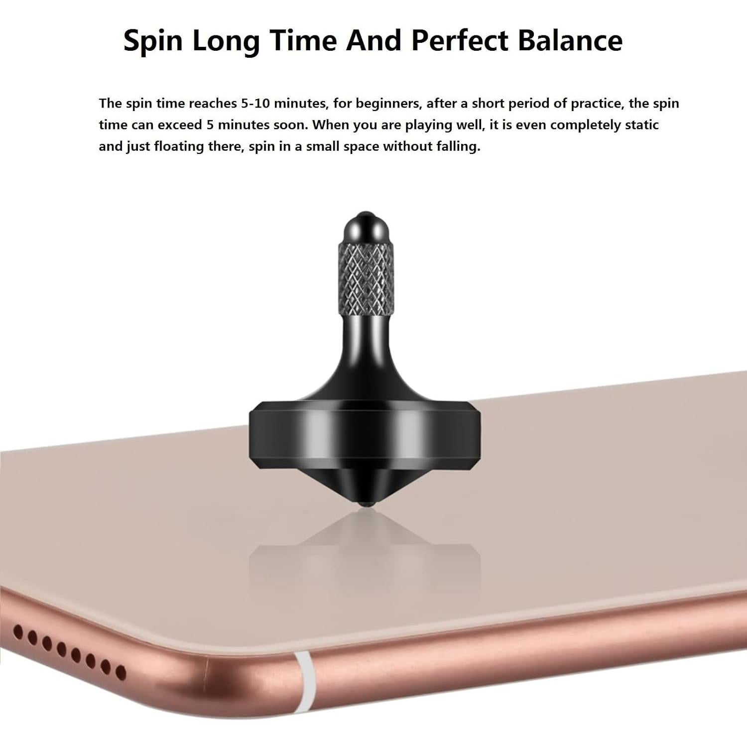 Trompo Antiestrés de Acero Inoxidable CHEETOP 3PCS