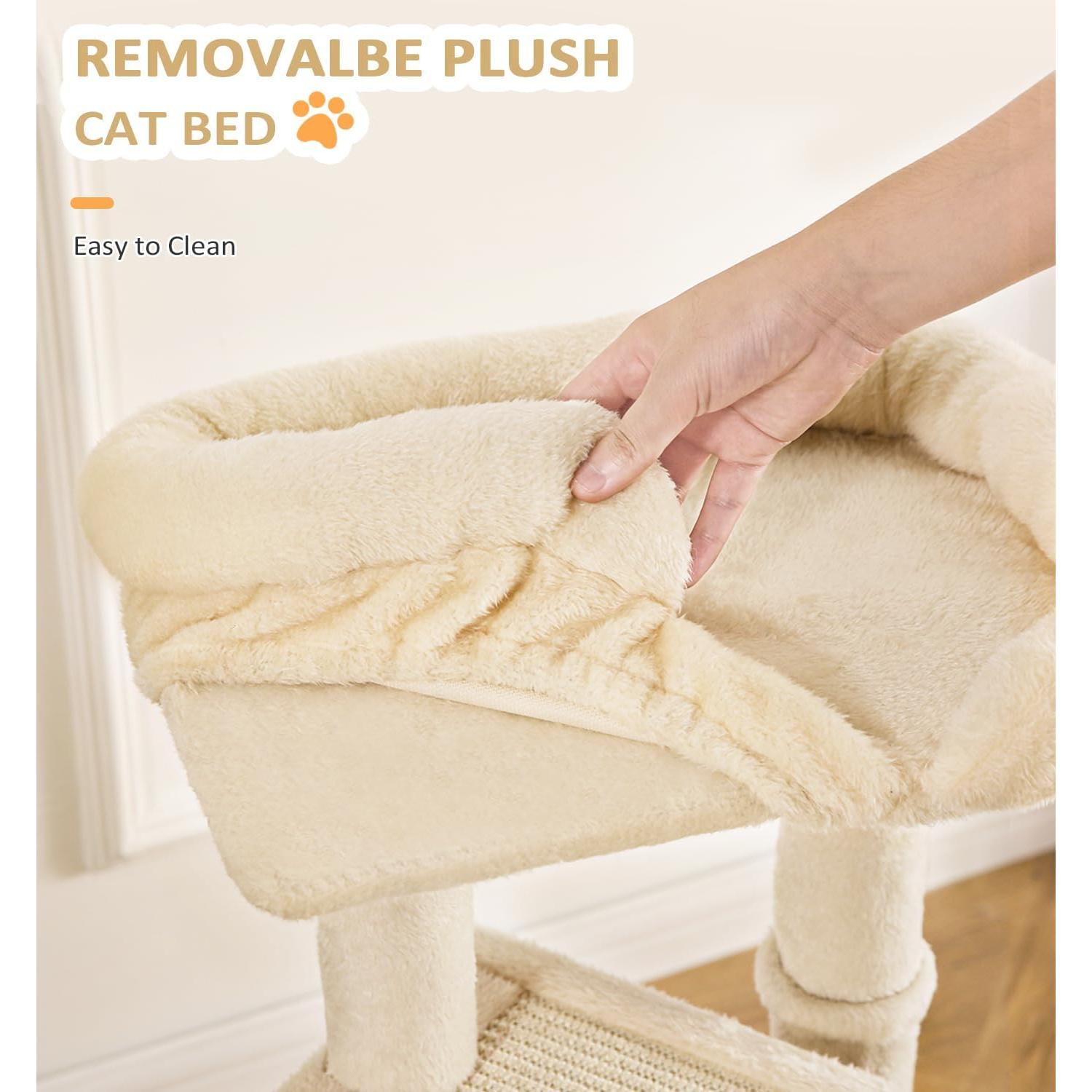 Árbol para Gatos Made4Pets Beige 73.66 cm Torre de Actividad