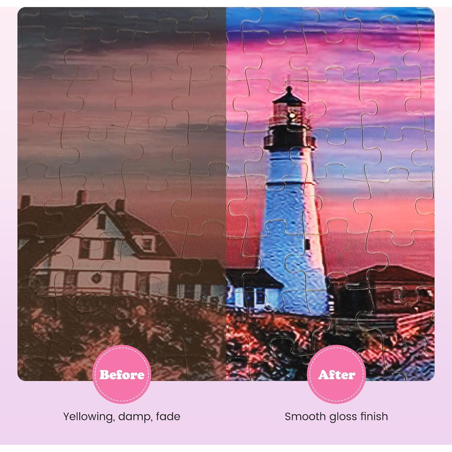 Pegamento para Rompecabezas GHHKUD 300ml Transparente con Brochas