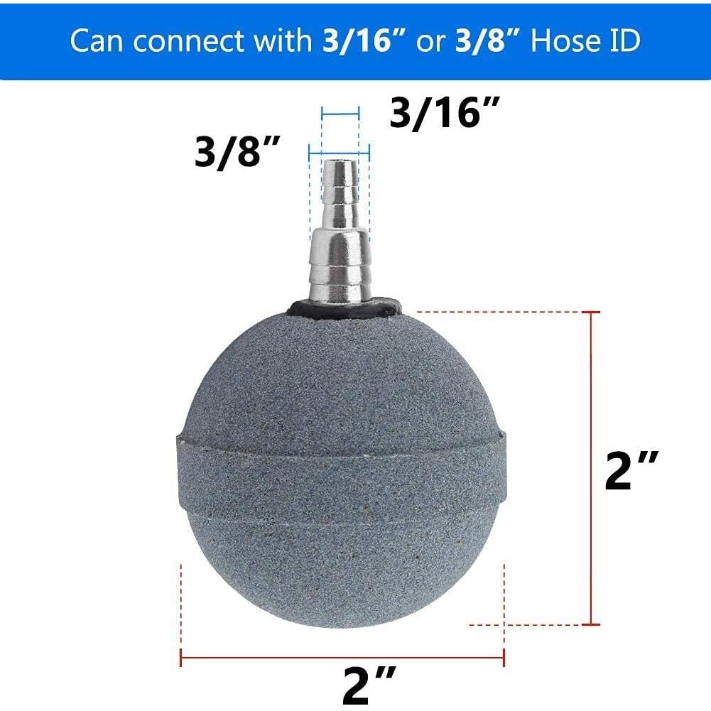 Piedra de Aire Cilindro Quickun 2" para Acuario y Hidroponía