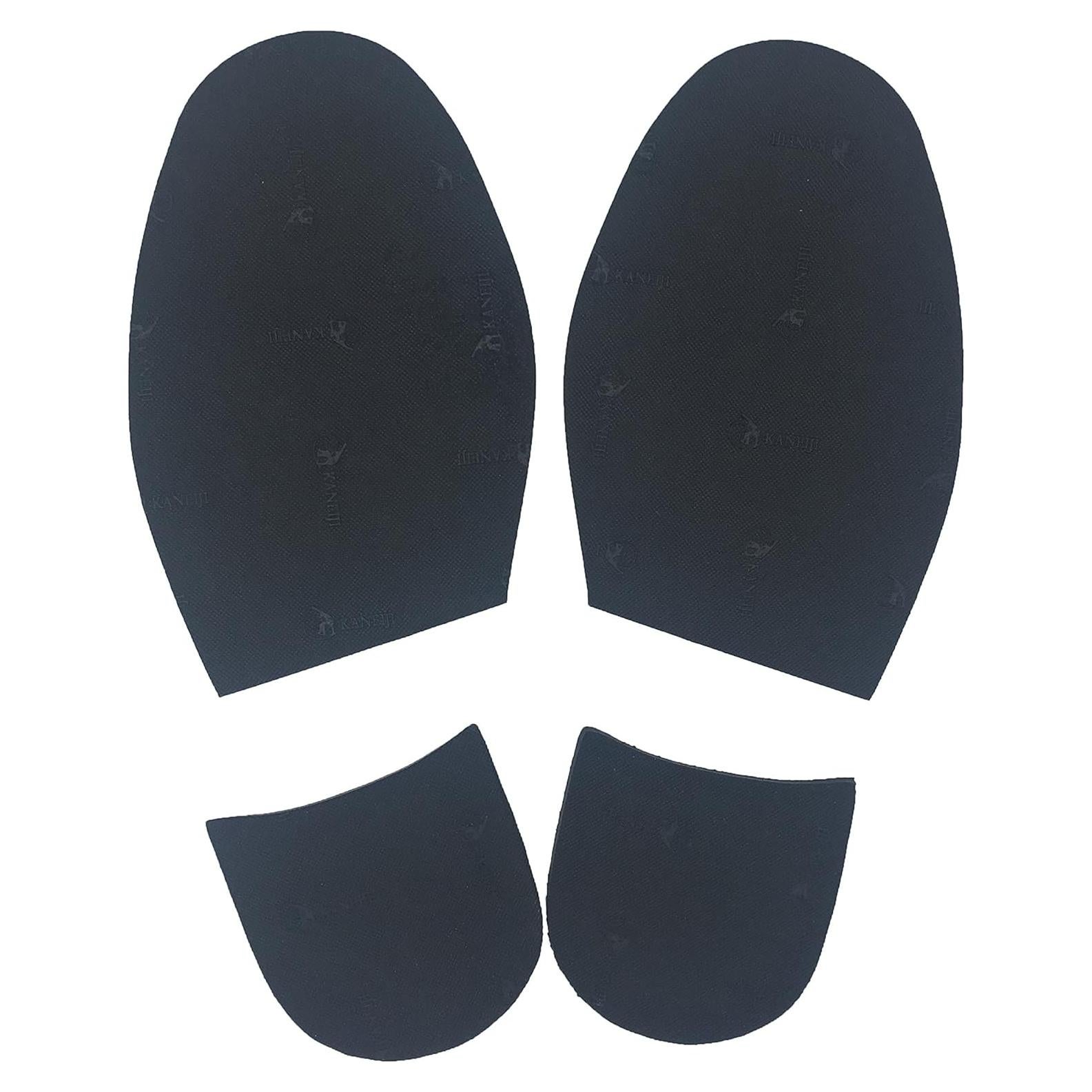 Reemplazo Tacones de Goma y Media Suela Negro 2mm/3.5mm