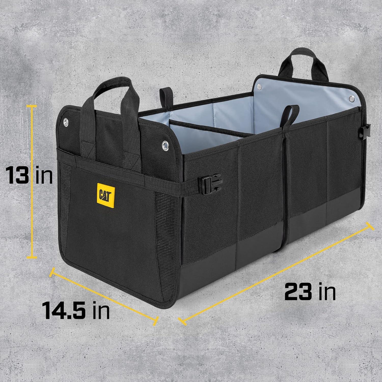 Organizador de Maletero CAT FlexTrunk - Doble Compartimento Plegable