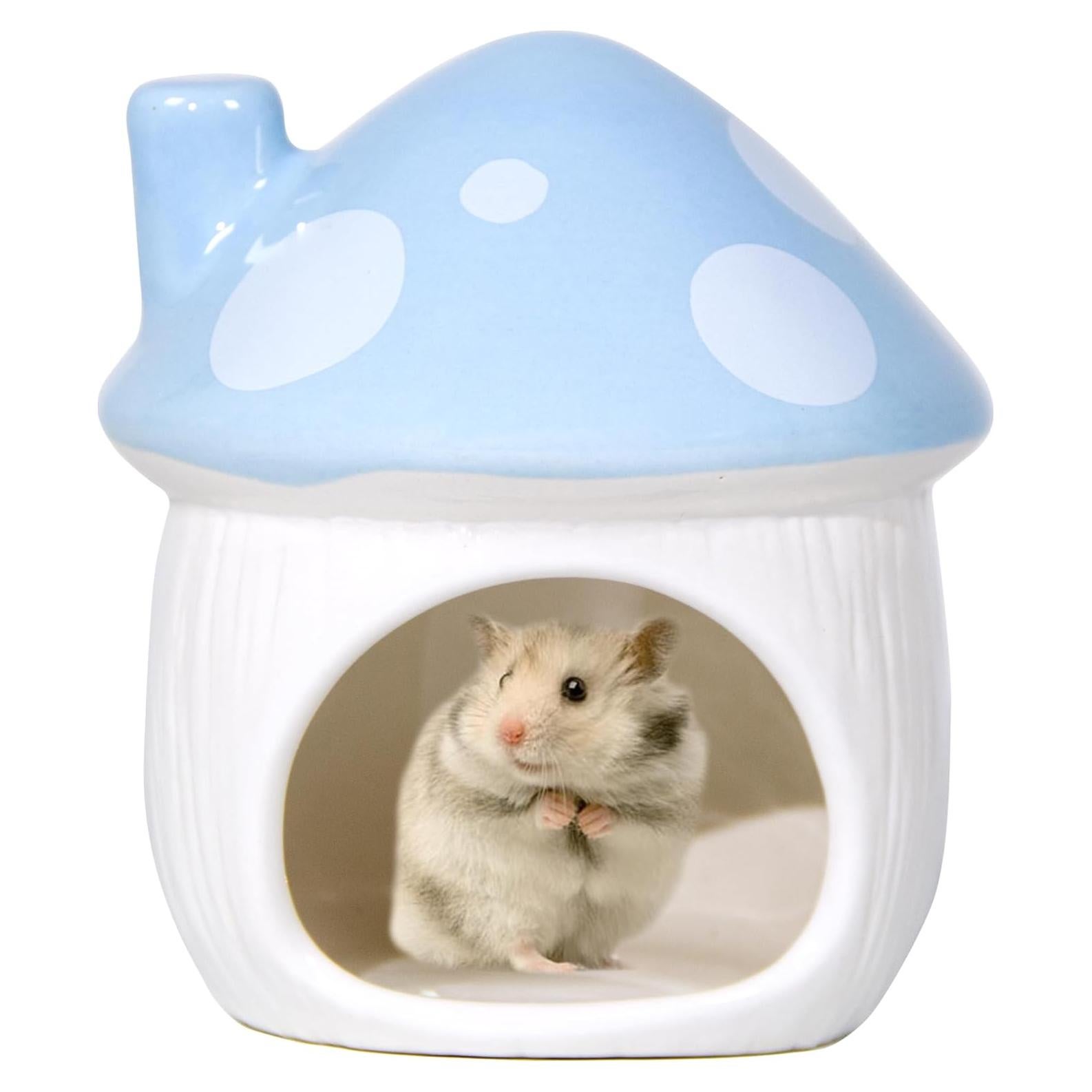 Escondite de Hongo de Cerámica Bifang para Hámsters 10x10cm