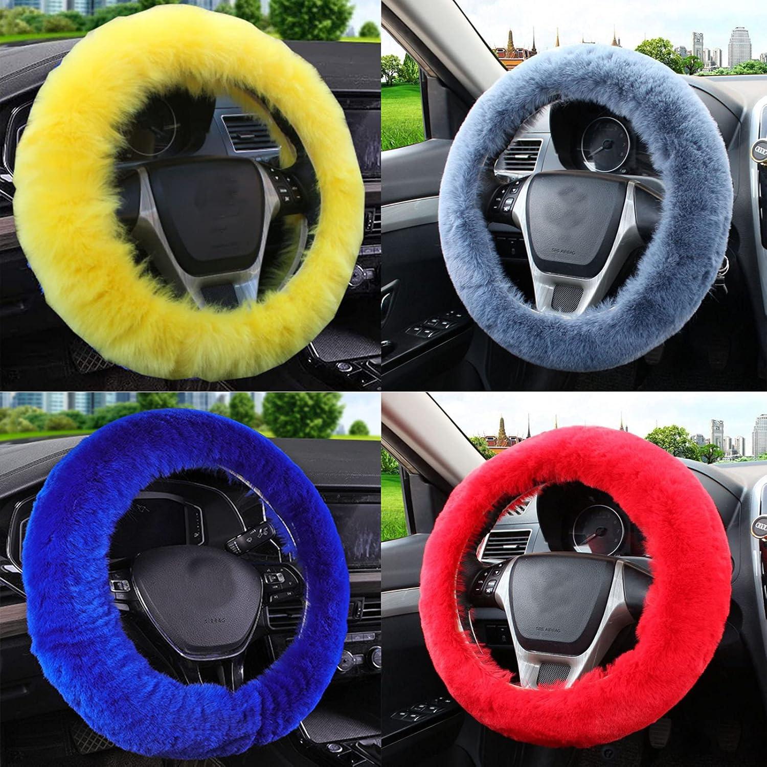 Juego de Fundas de Volante Esponjosas YSLSLOO 38cm Amarillo