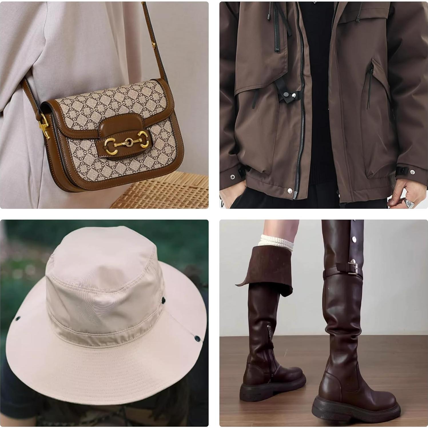 Kit de Broches a Presión YUSBUTON 140 Sets 12.5mm Metal y Plástico