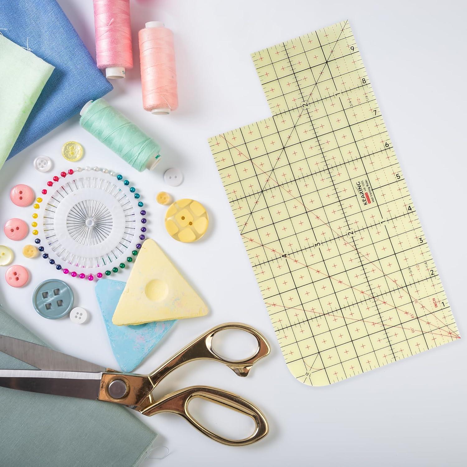 Regla de Dobladillo Caliente MYLbeter 25x12.7 cm Antideslizante