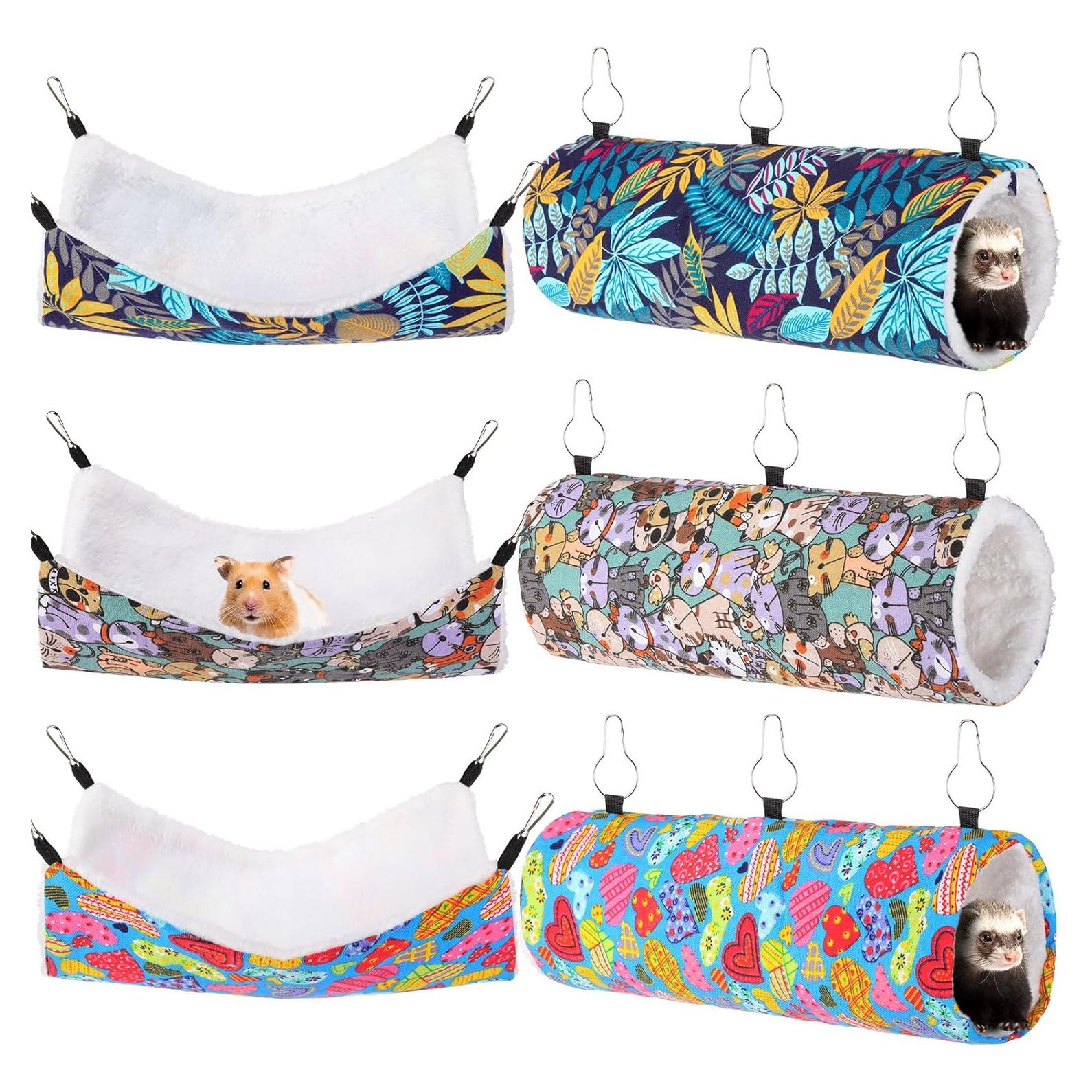 Hamaca Colgante para Mascotas Abbylike - 6 Piezas Multicolor