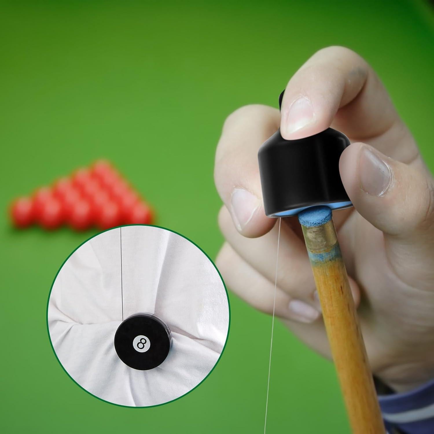 Soporte de Tiza para Billar Lewtemi OB3133, 2 Piezas Retráctil