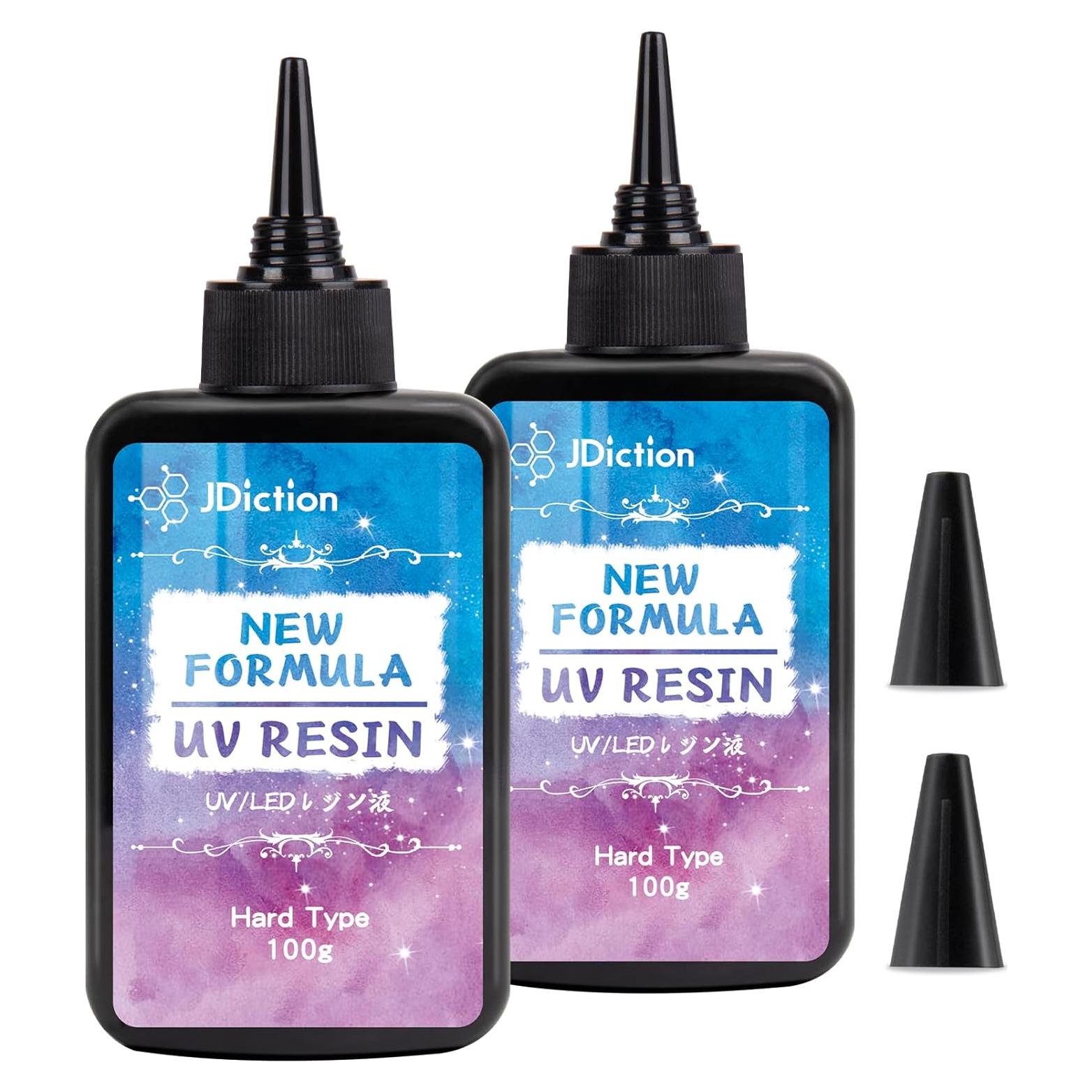 Resina UV JDiction 200g - Cristal Claro para Manualidades DIY