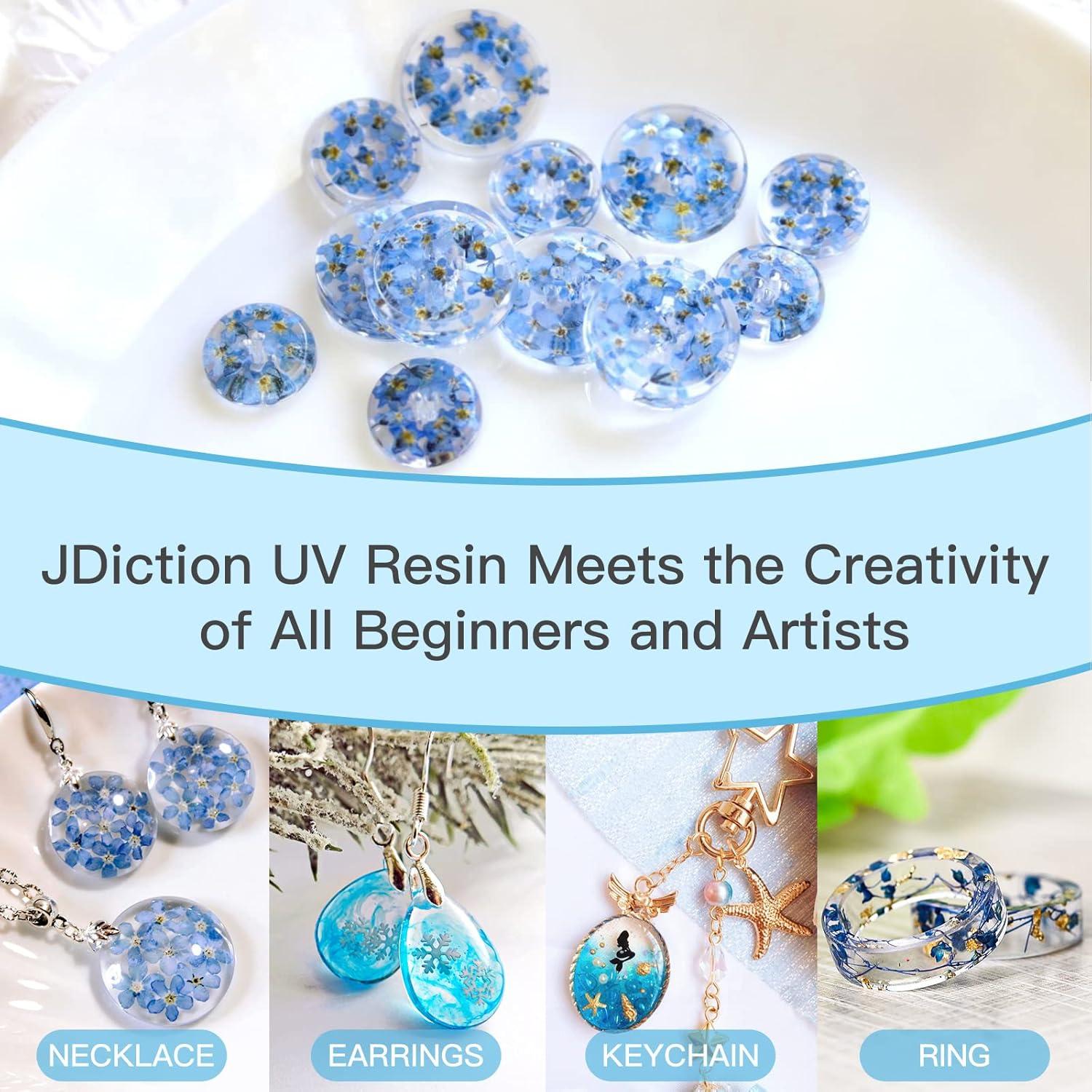 Resina UV JDiction 200g - Cristal Claro para Manualidades DIY