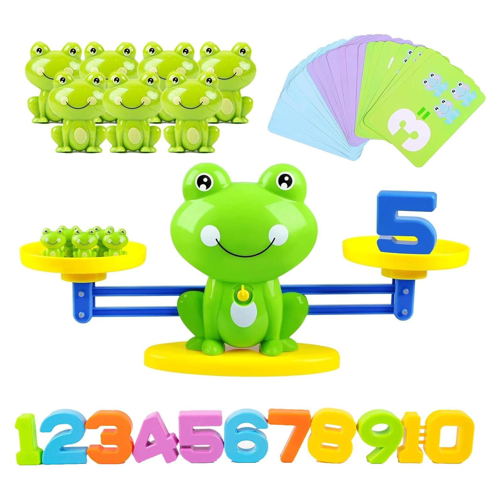 Juguete educativo de conteo rana Long Libao 63 PCS