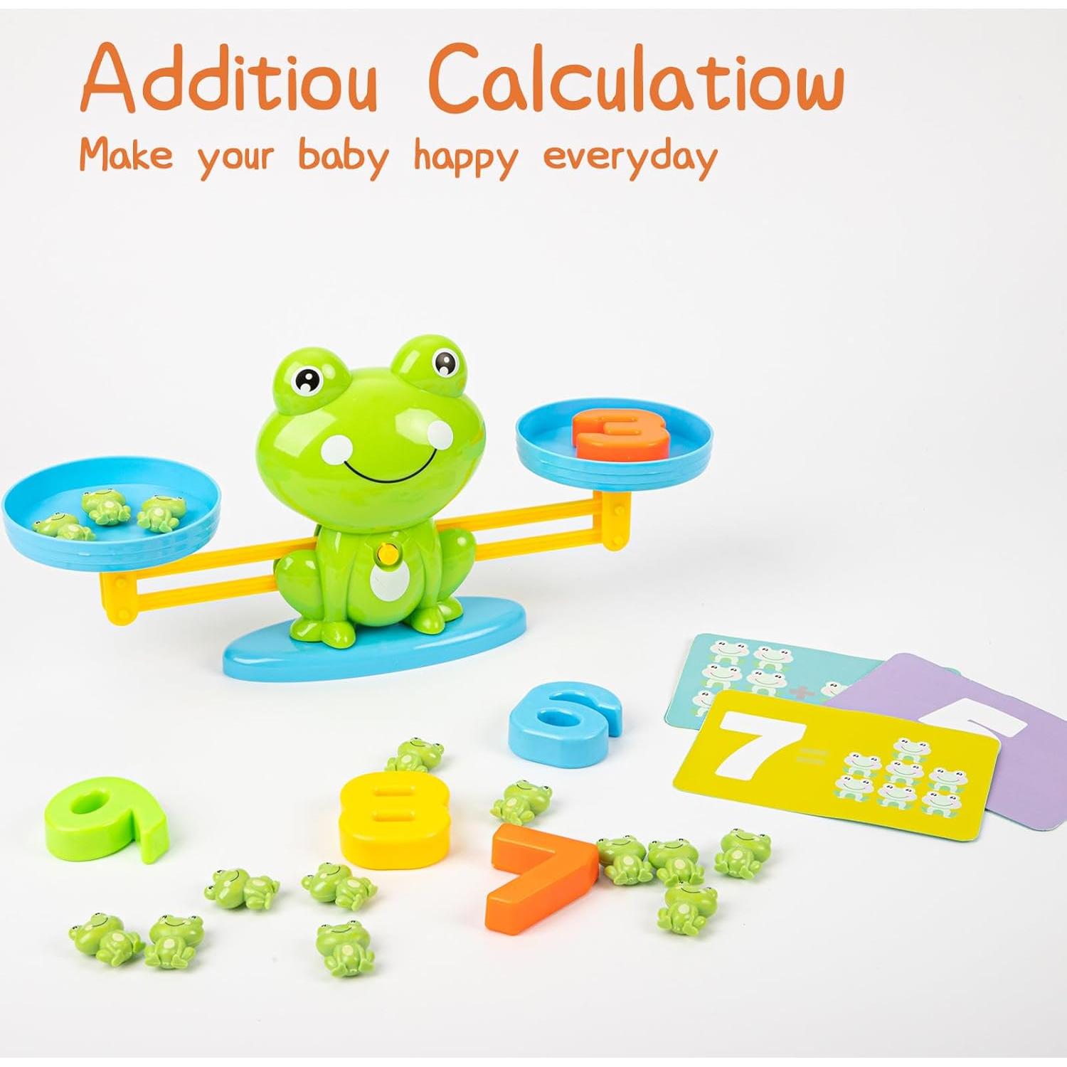 Juguete educativo de conteo rana Long Libao 63 PCS