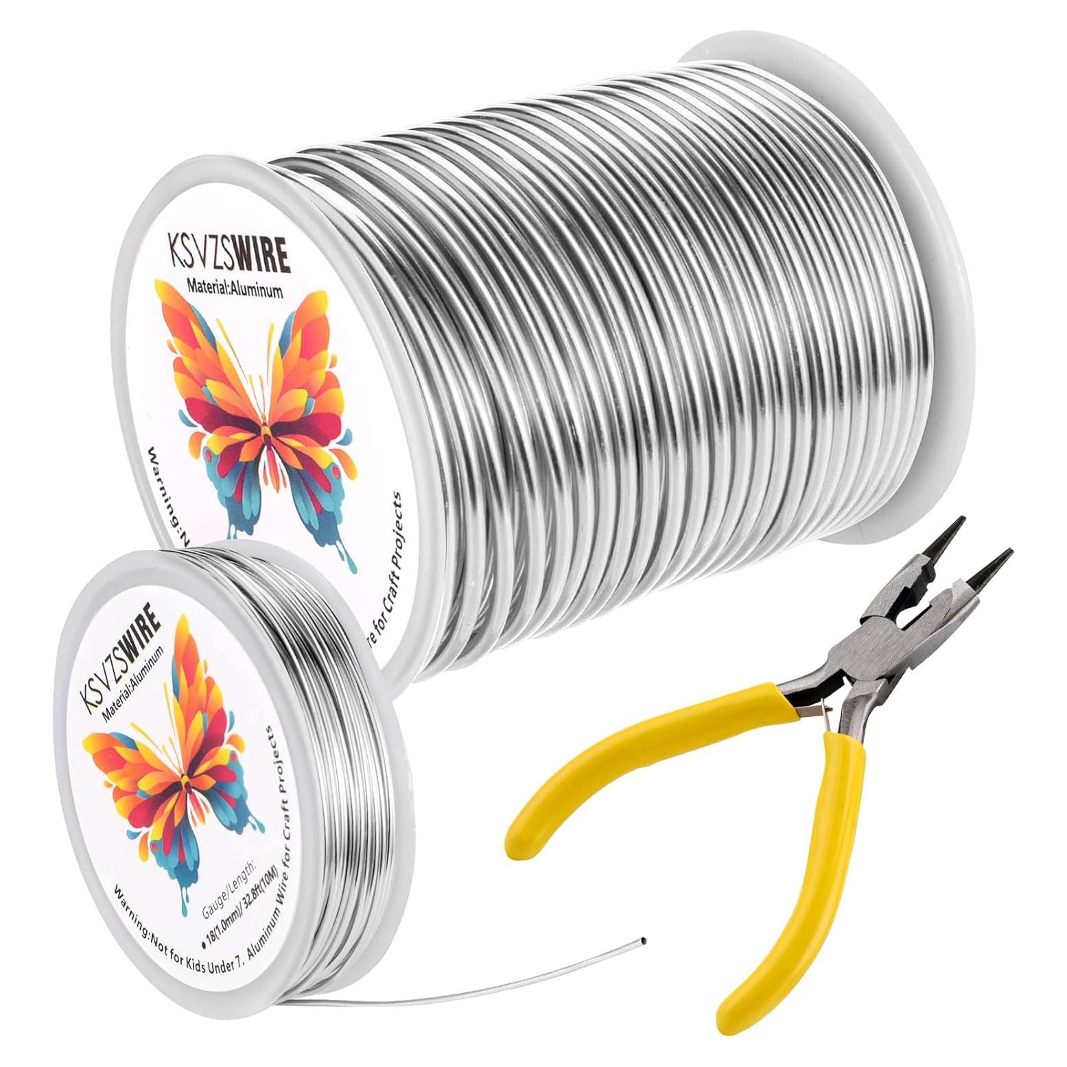 Alambre de Aluminio 12 Gauge 2.0mm 25M KSVZS + Alicate