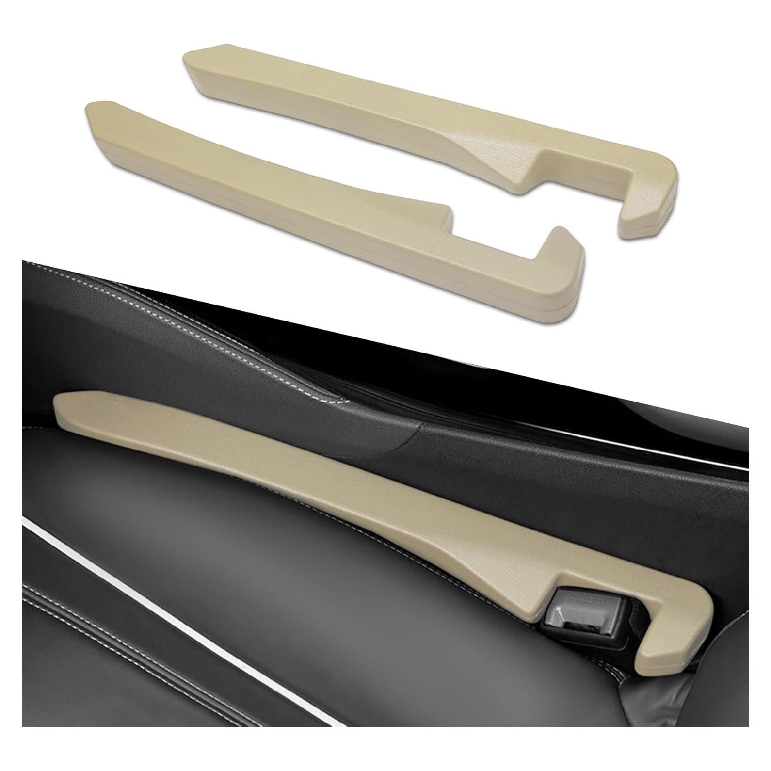 Relleno de Espacio entre Asientos de Coche Tecledsn Beige 2Pcs