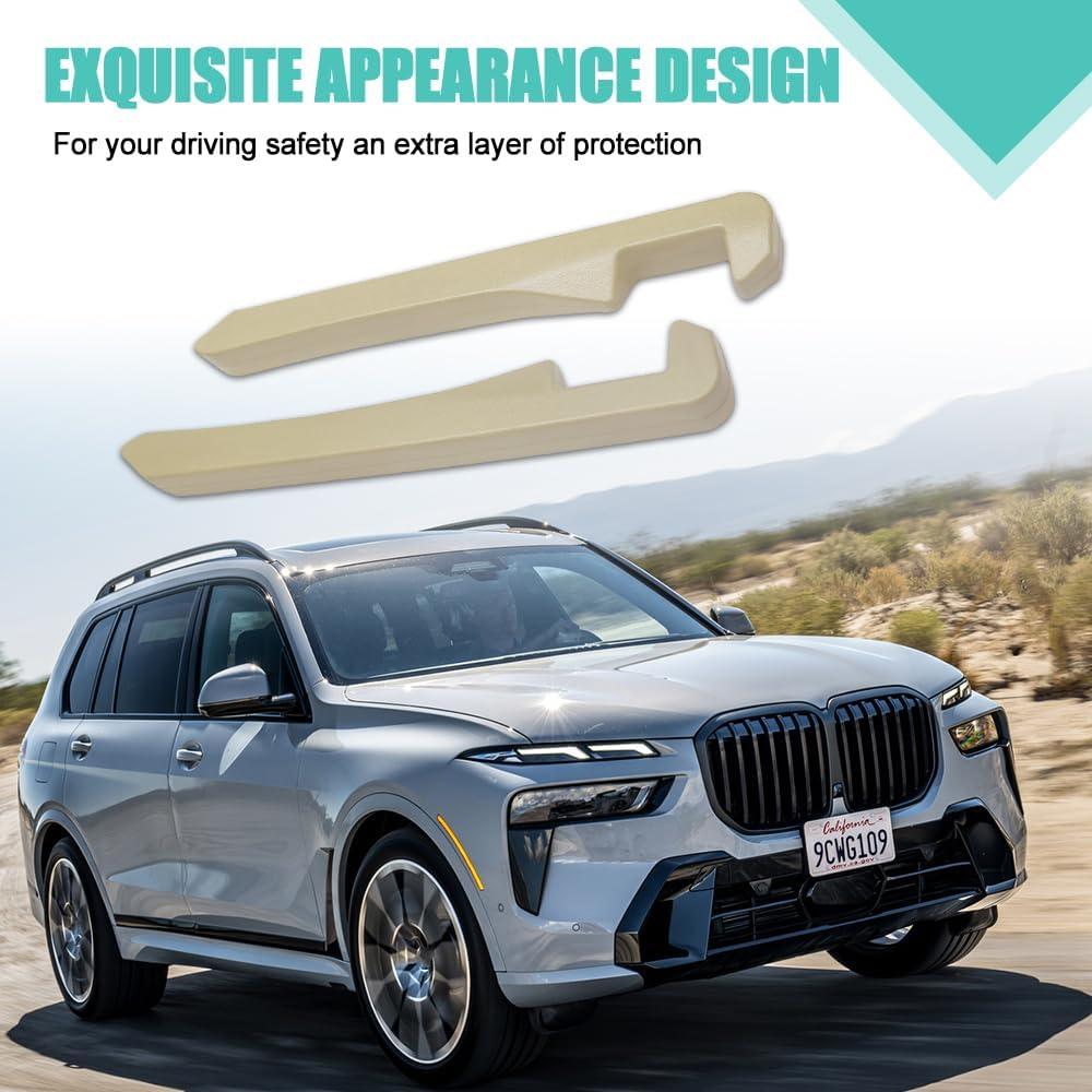 Relleno de Espacio entre Asientos de Coche Tecledsn Beige 2Pcs