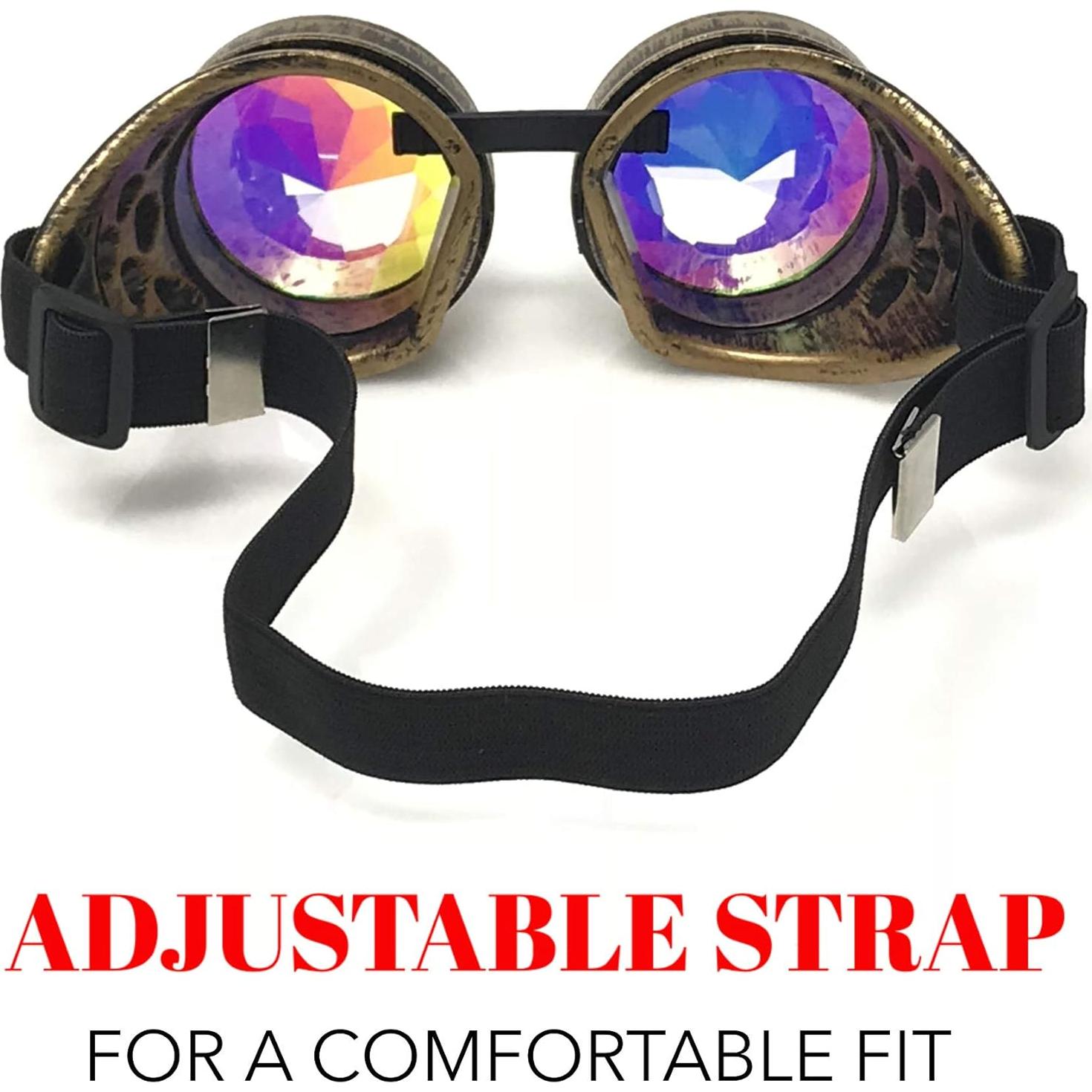 Gafas Steampunk 3D Kaleidoscope Umbrella Laboratory