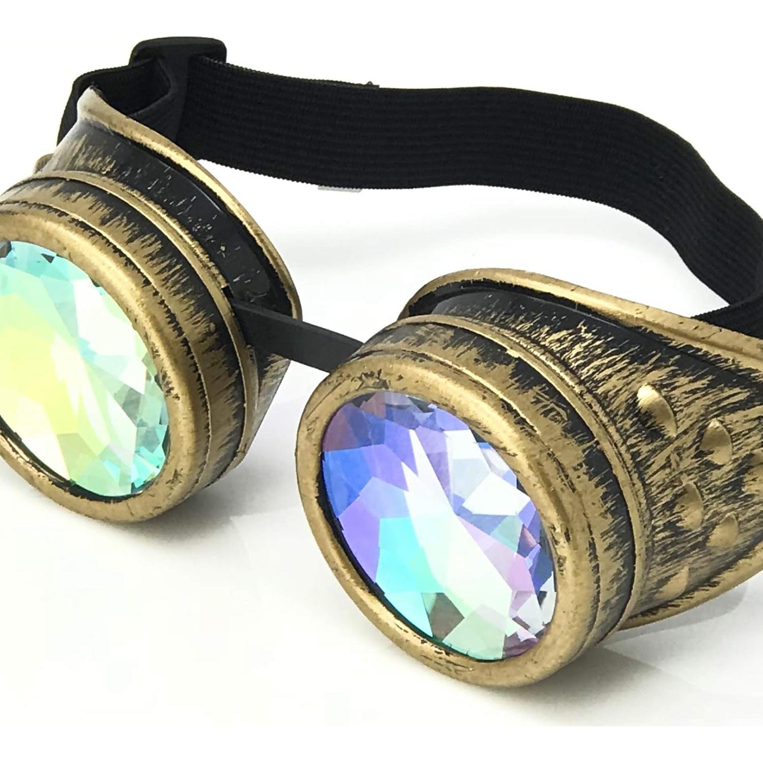 Gafas Steampunk 3D Kaleidoscope Umbrella Laboratory