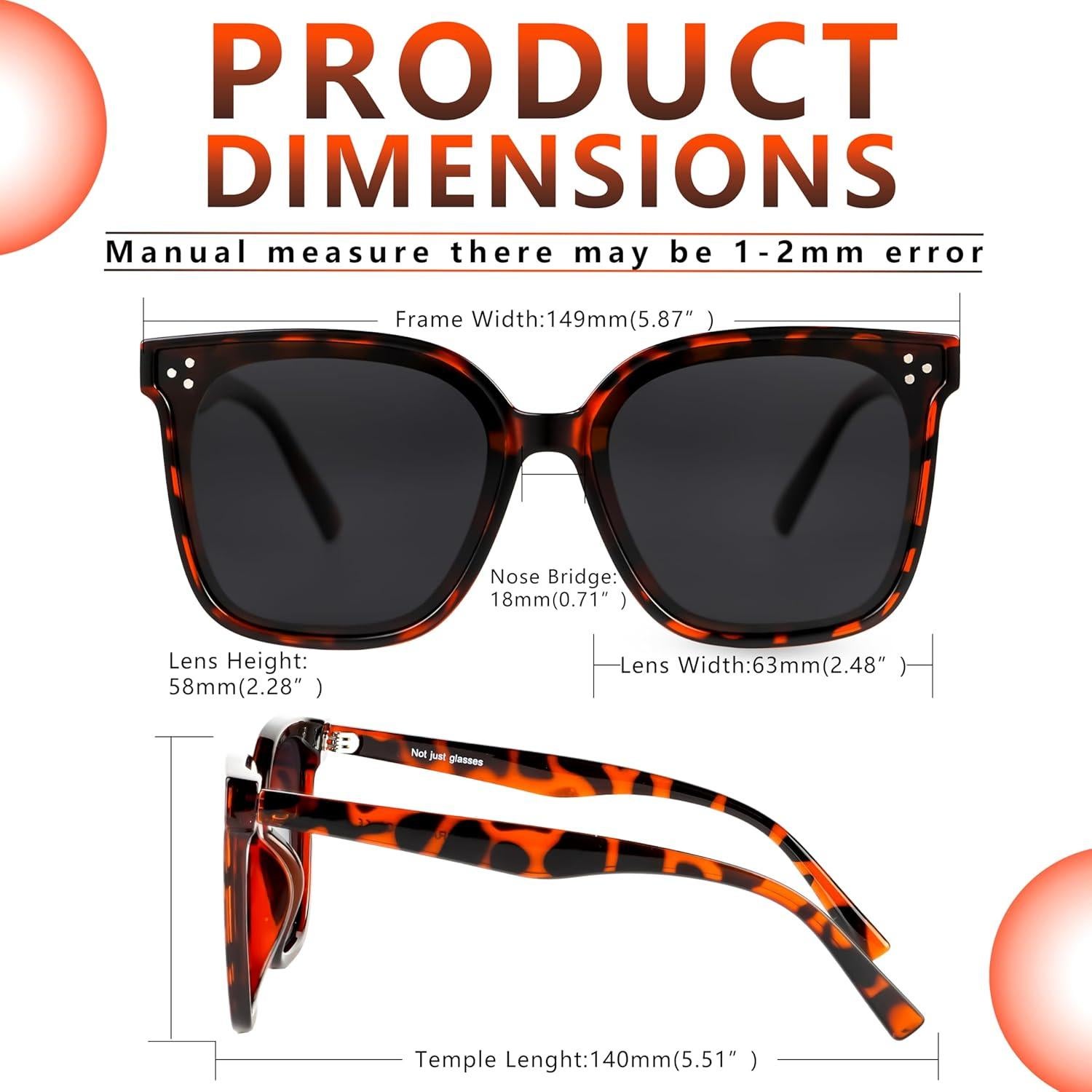 Gafas de sol polarizadas Trendy TAC UV400 unisex marco TR90