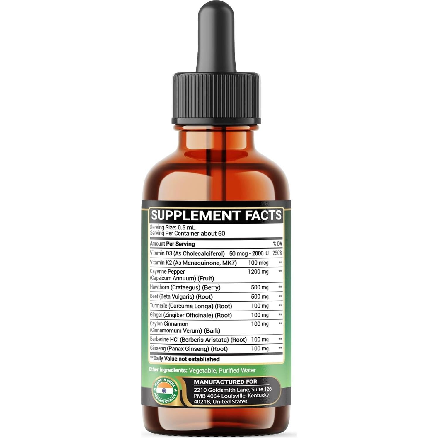 Gotas Líquidas de Pimiento de Cayena 30 ml - PENHOMENT