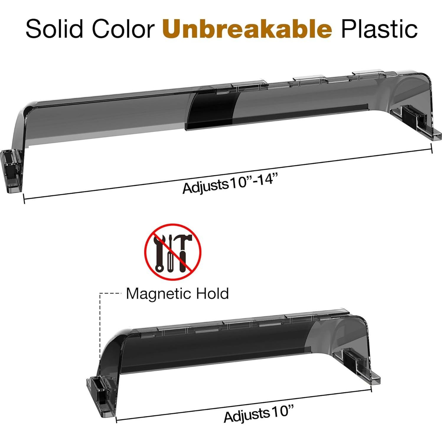 Deflector de Aire Magnético Ajustable 25.4-35.6 cm BYEWIRE (2 Pzs)