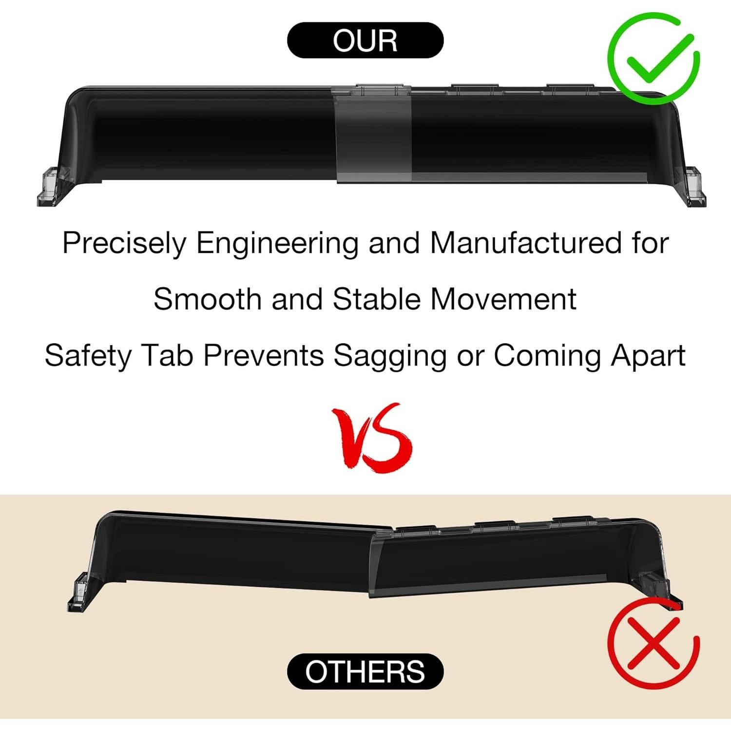 Deflector de Aire Magnético Ajustable 25.4-35.6 cm BYEWIRE (2 Pzs)