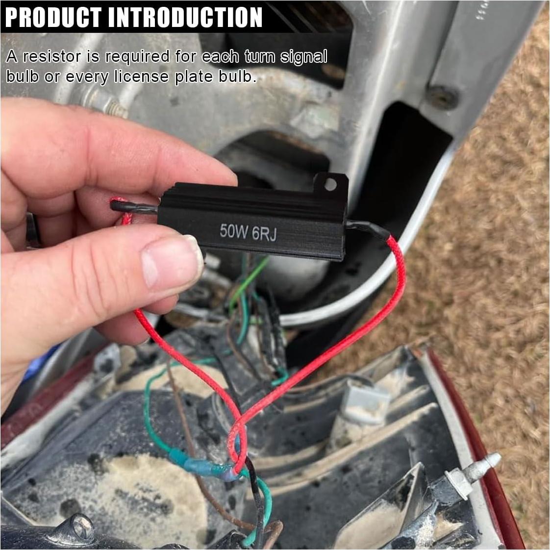 Resistencias de Carga JOYCOURT 50W 6ohm para Luces LED 2PCS