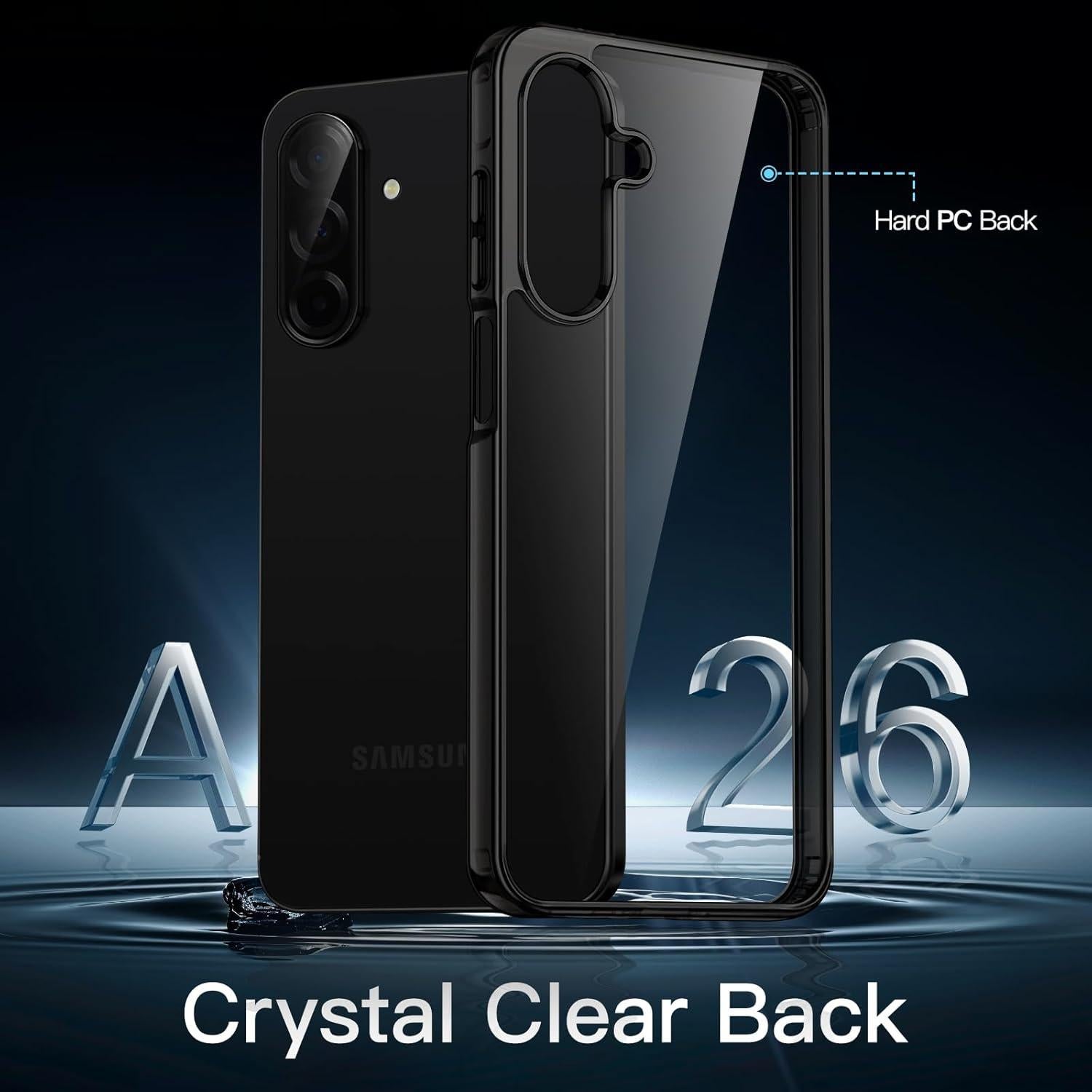 Funda JETech para Samsung Galaxy A26 5G Antigolpes Negra