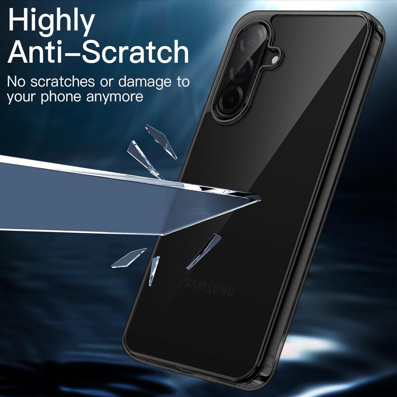 Funda JETech para Samsung Galaxy A26 5G Antigolpes Negra