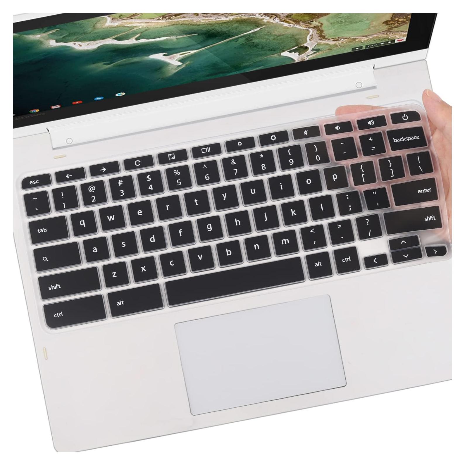 Cubierta de Teclado Silicona MUBUY-GOL para Lenovo Chromebook 11.6"