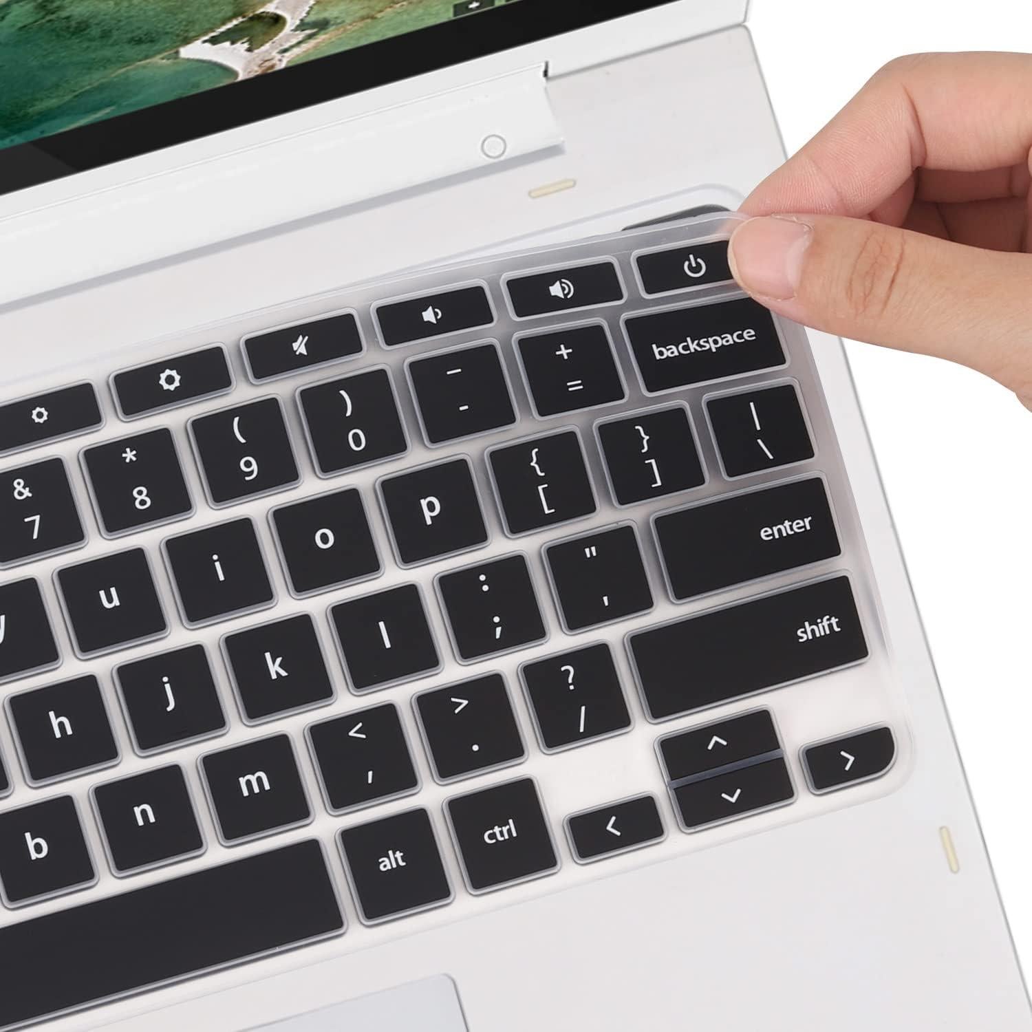 Cubierta de Teclado Silicona MUBUY-GOL para Lenovo Chromebook 11.6"