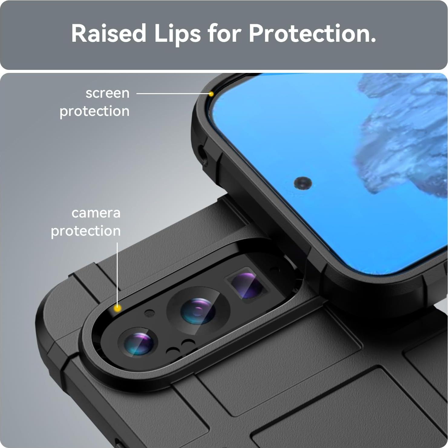 Funda delgada TPU para Google Pixel 9/9 Pro - Protección militar