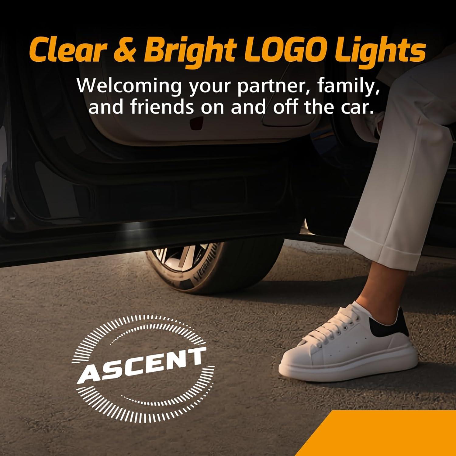 Proyector de Luz de Logo LED JHGFVC para Ascent 2019-2024