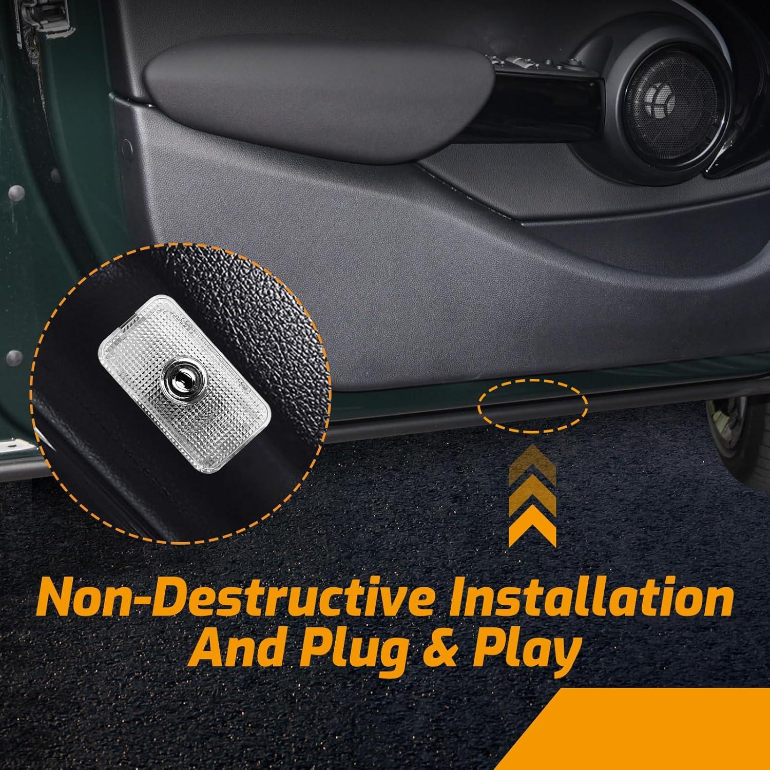 Proyector de Luz de Logo LED JHGFVC para Ascent 2019-2024