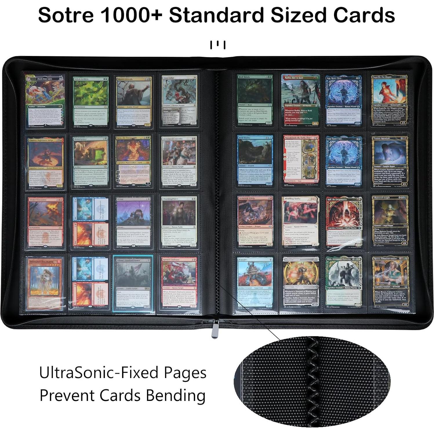 Carpeta de Tarjetas Rayvol Premium 1024 Pockets Negra