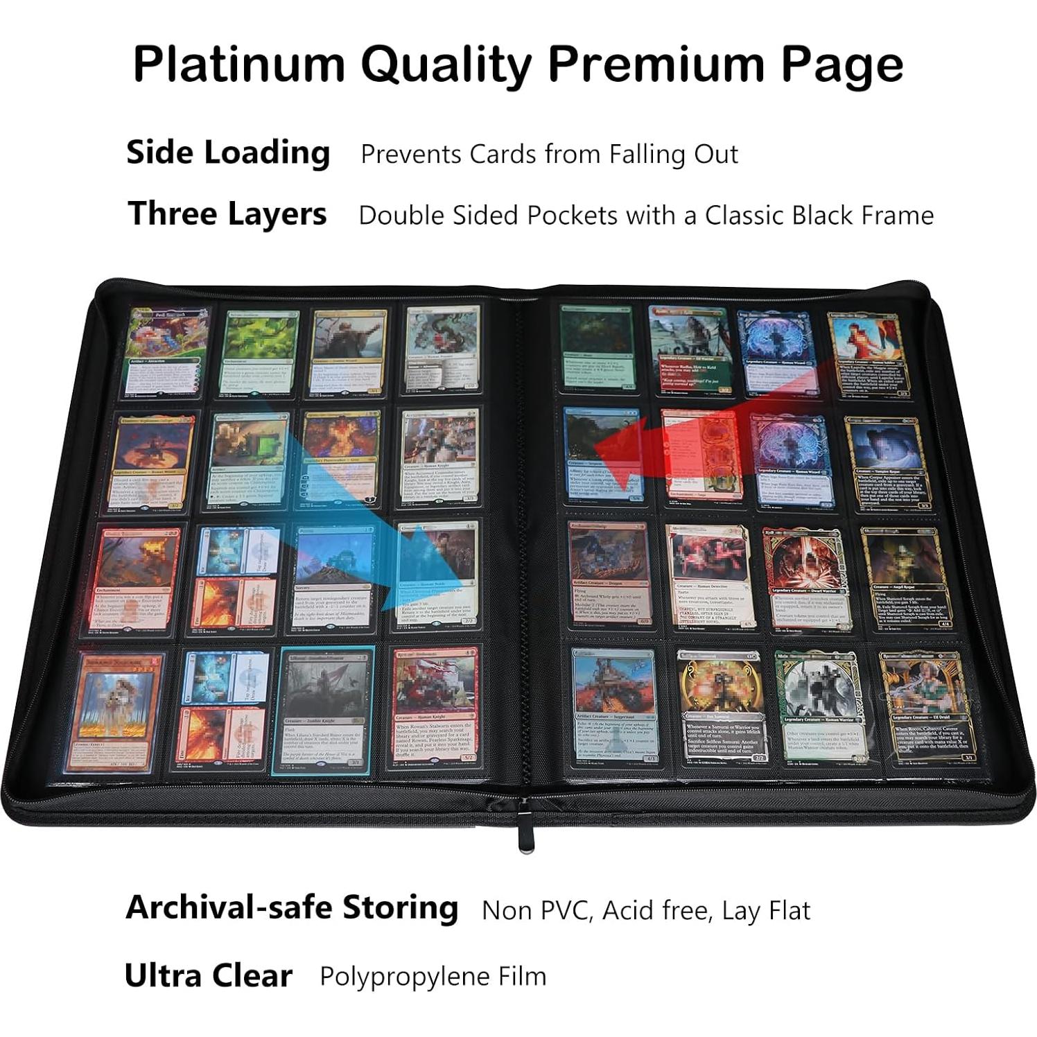 Carpeta de Tarjetas Rayvol Premium 1024 Pockets Negra