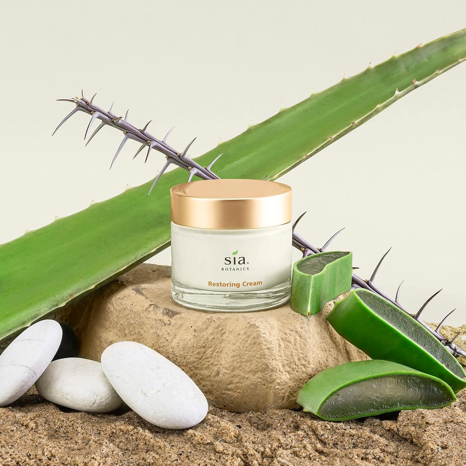 Crema Restauradora Facial Sia Botanics 65g - Hidratante Natural