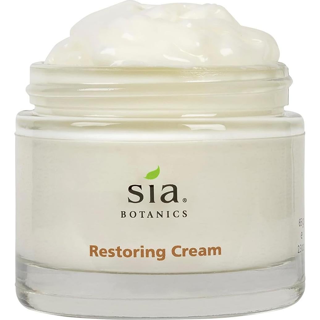 Crema Restauradora Facial Sia Botanics 65g - Hidratante Natural