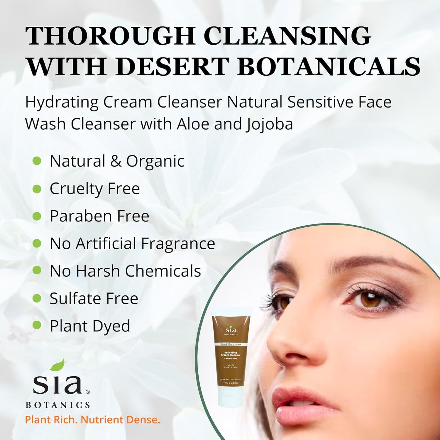 Crema Restauradora Facial Sia Botanics 65g - Hidratante Natural