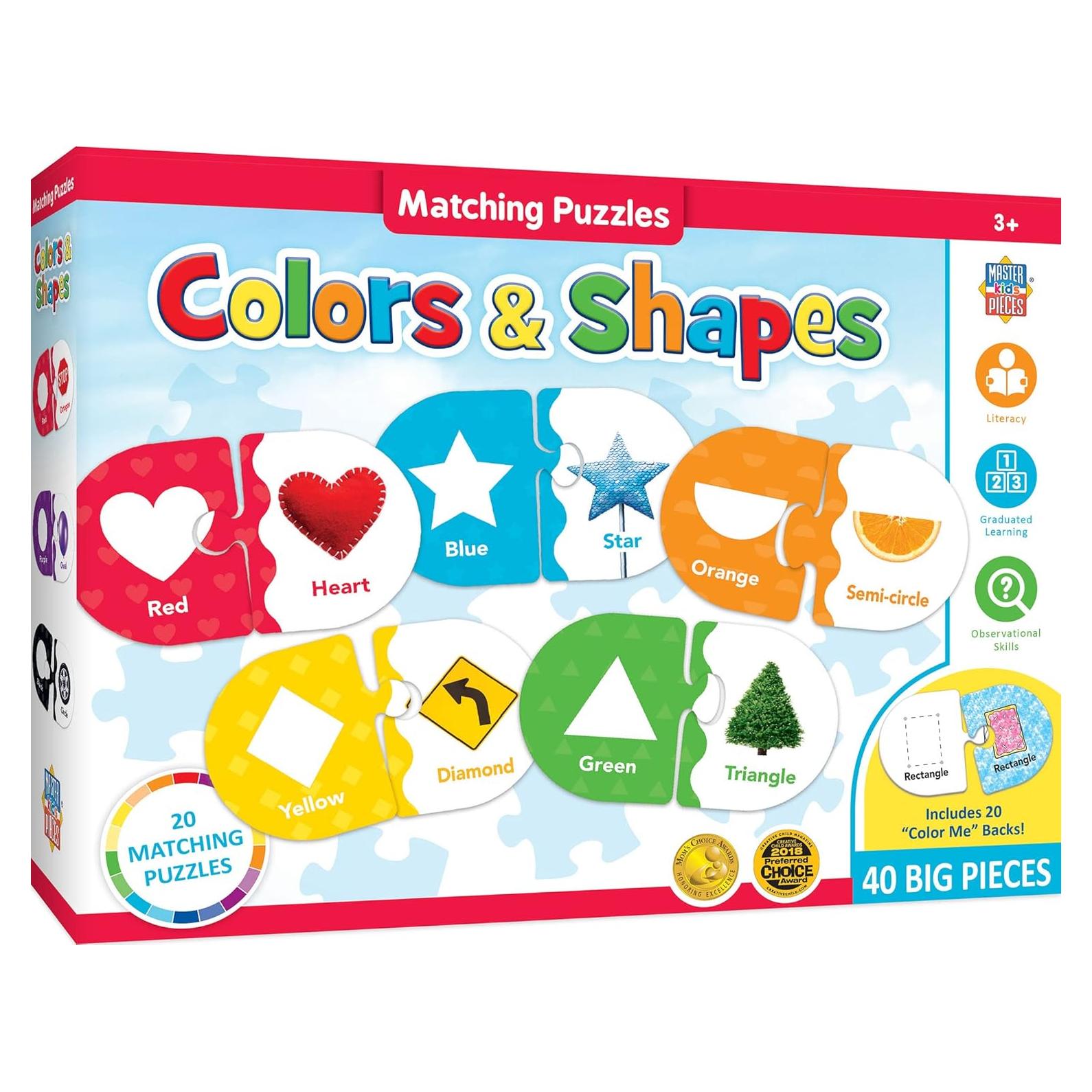 Juego Educativo MasterPieces Colores y Formas 3+ Años