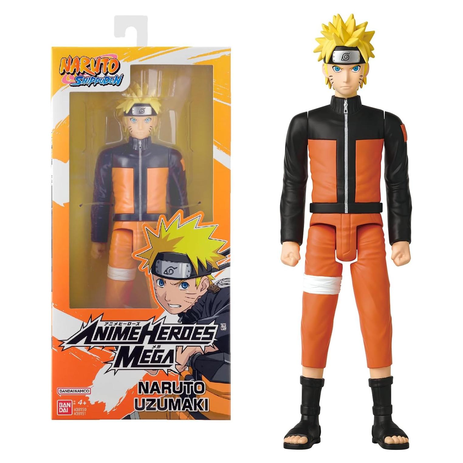Figura Mega Naruto Uzumaki 30 cm Bandai - Licencia Oficial