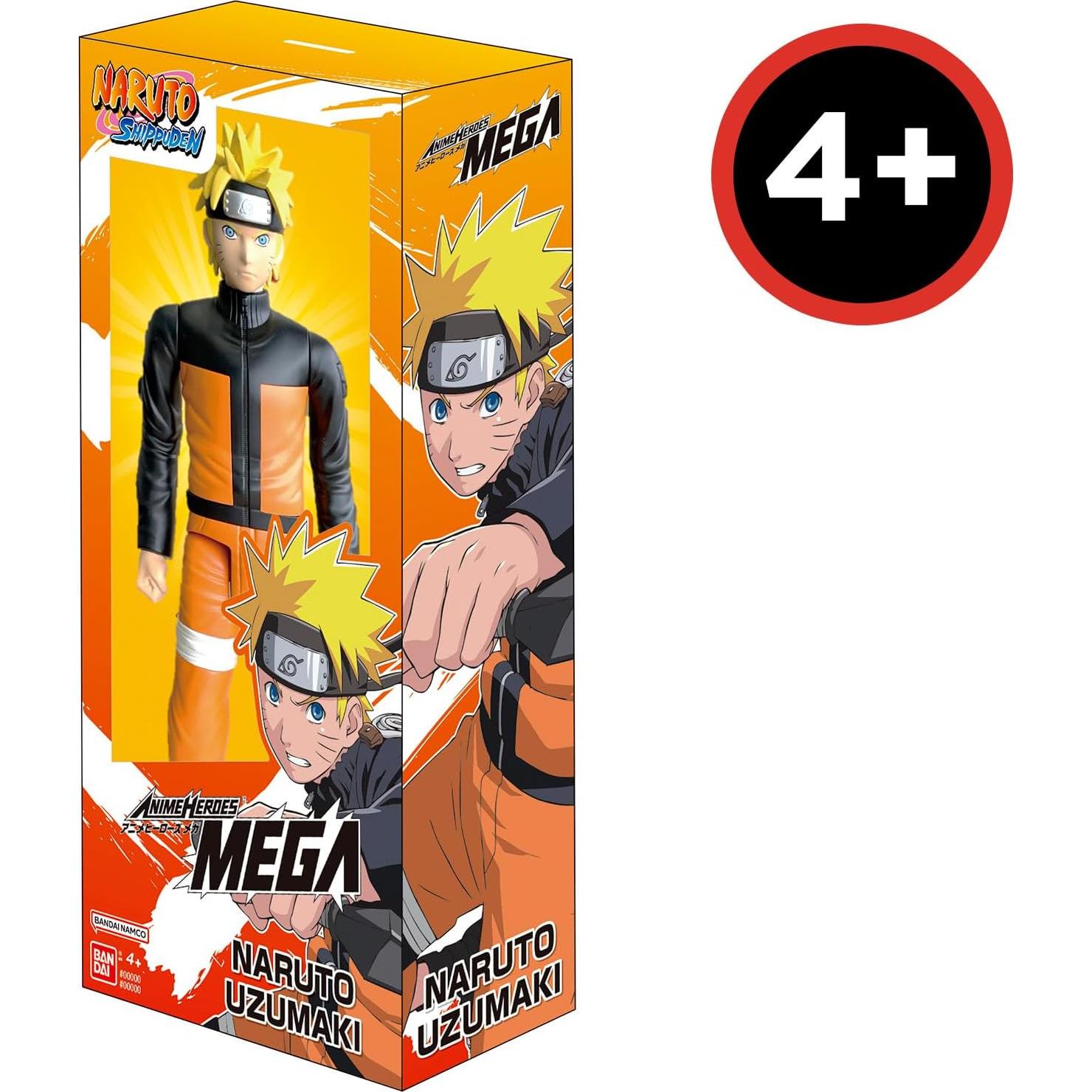 Figura Mega Naruto Uzumaki 30 cm Bandai - Licencia Oficial